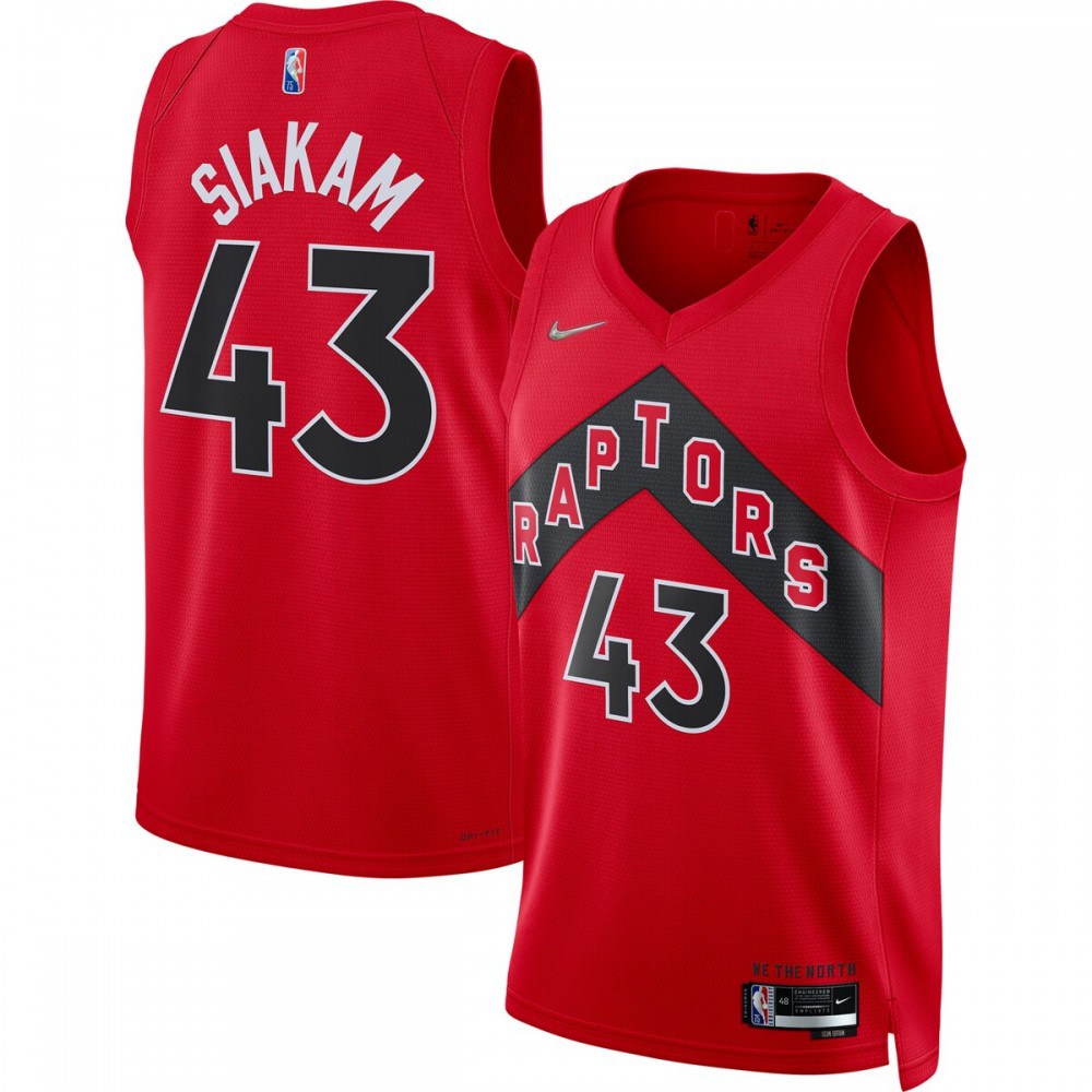 Pascal Siakam Toronto Raptors 2021/22 Diamond Swingman Jersey - Icon Edition - Red-Pro Kit Vault | Brand New 26/27 Sports Jerseys